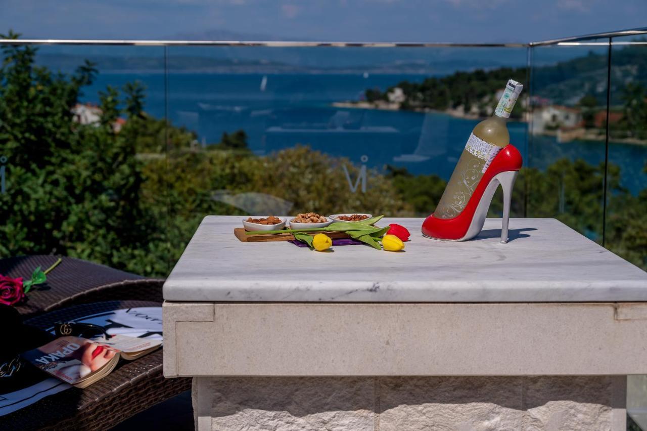 Uniquely Designed Villa Ivana With Outdoor Jacuzzi Nearby The Pebble Banje Beach At The Island Of Solta Rogač Eksteriør bilde